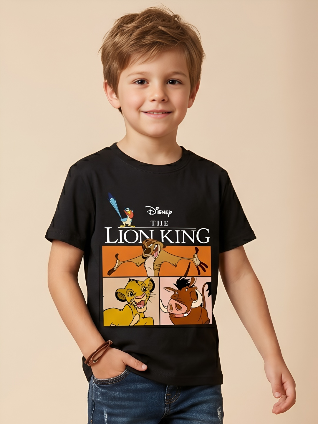 Kids Lion King Printed T-shirt